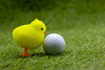 Happy Easter to golfer