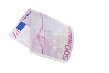 euro isolated on white