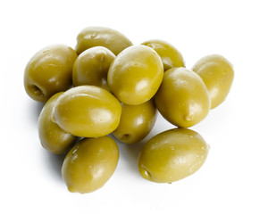 olive isolated on white