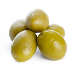 olive isolated on white