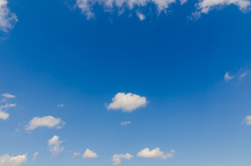 Beautiful blue sky for background