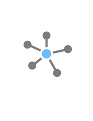 Communication network icon