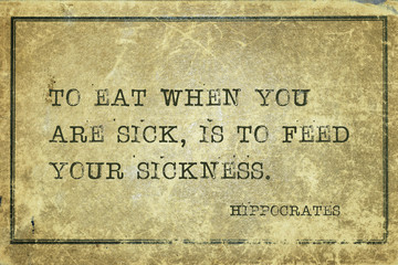 feed sickness Hippocrates