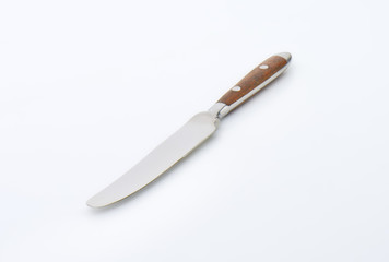Wooden-handled table knife
