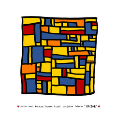 모자이크 패턴 / 젠탱글 일러스트