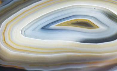 Macro view on agate layers.