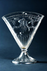 Isolated Crystal vase