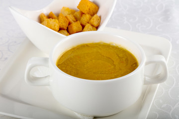 Pumpkin cream soup