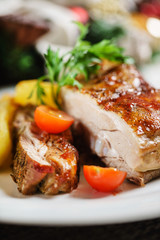 ribs with potatoes