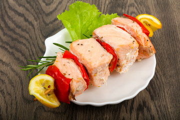 Salmon Skewer