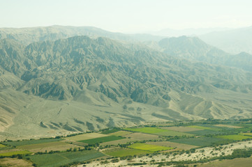 Obraz premium Nasca Valley Agriculture Fields - Peru