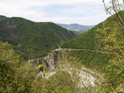 River Trebbia and trebbia Walley