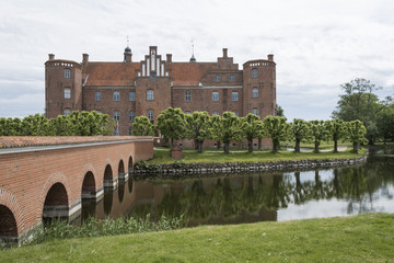 The manor old Estrup in Denmark