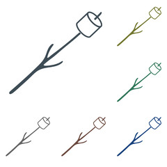Zephyr on skewer icon