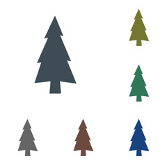 Fototapeta premium Fir Trees icon