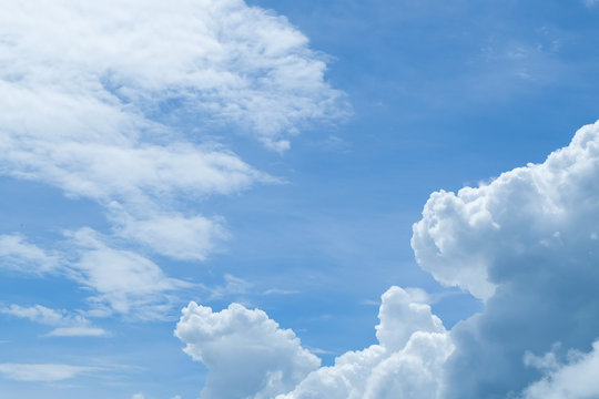 bule sky and white cloud