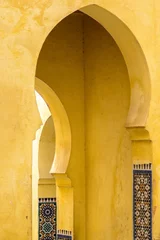 Spitzbögen, Mausoleum von Moulay Ismail, Meknès, Marokko © Luis