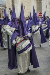 Tamborileros . Procesión de Semana Santa en El Espinar (Segovia)