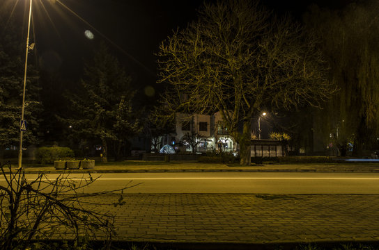 Fototapeta miasto nocą 