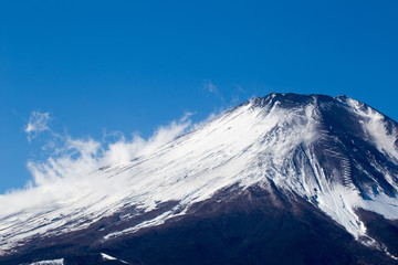 Fototapeta na wymiar 富士山の山肌