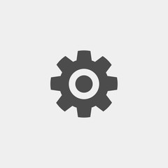 Settings flat vector icon