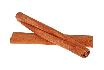 Cinnamon stick spice isolated on a white background