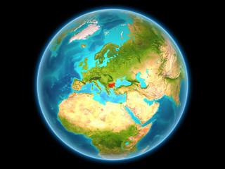Bulgaria on planet Earth