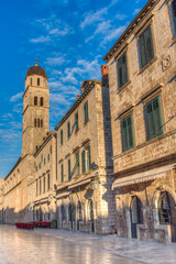 Fototapeta na wymiar Stradun (Placa), Dubrovnik, Dalmatia, Croatia
