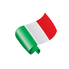 Italy flag, vector illustration
