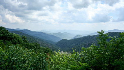 Fototapeta na wymiar View Of The Smoky Mountains