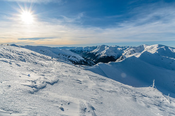 Winter High Tatras near Kasprowy Wierch in the morning. © velishchuk