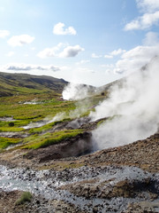 Bad in heißen Flüssen - Reykjadalur / Island