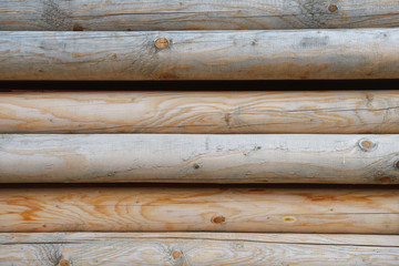 Closeup pattern cutting wood stack for background