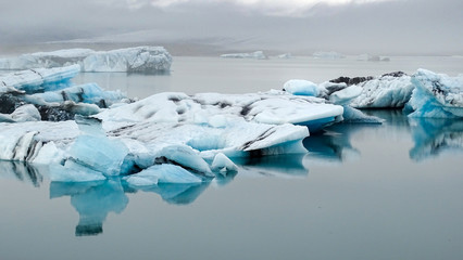 Eisformationen auf dem Jökulsárlón - Island