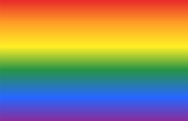 Background with gay flag colors pattern in horizontal view. Abstract vector or illustration with rainbow colors.