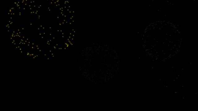 Computer generated fireworks