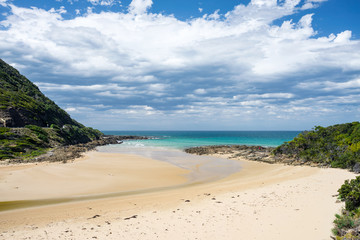 A beautiful summer day at Parker Inlet on the Great Ocean Road, Victoria, Australia.