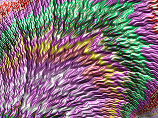 Colorful Aluminum Fractal Background Pattern