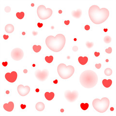Isolated heart background
