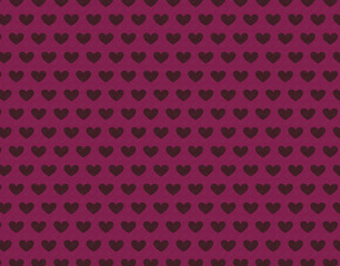Magenta Hearts Wallpaper