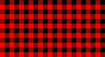 Red black chess pattern.