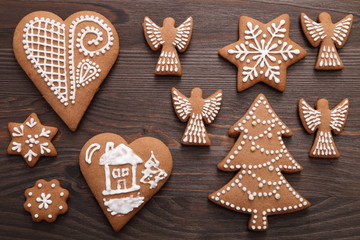 Gingerbread cookies.