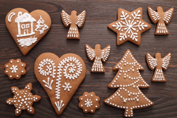 Gingerbread cookies.