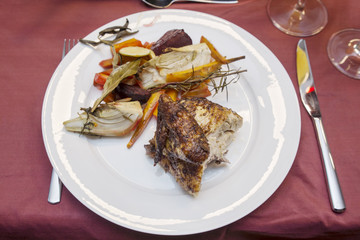 Huhn am Spiess  03-06