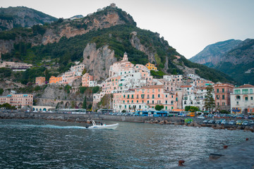 Fototapeta na wymiar amalfi coast in italy