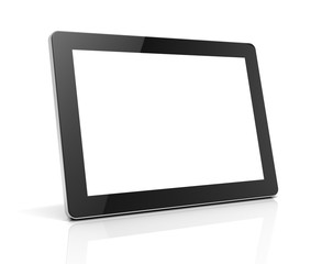 blank tablet computer concept  3d illustration
