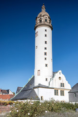 White tower of castle Hoechst