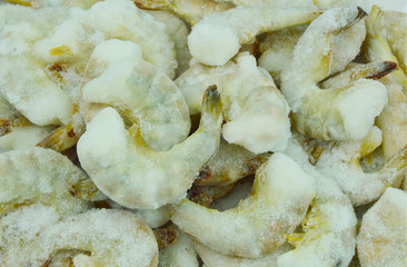 frozen shrimps