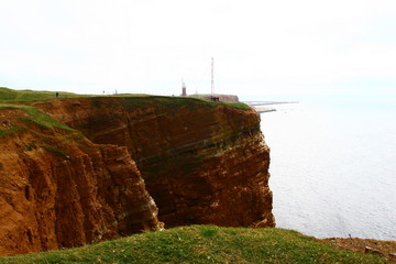 Die Steilküste von Helgoland