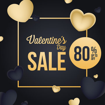 Valentine day sales, special offers and discounts